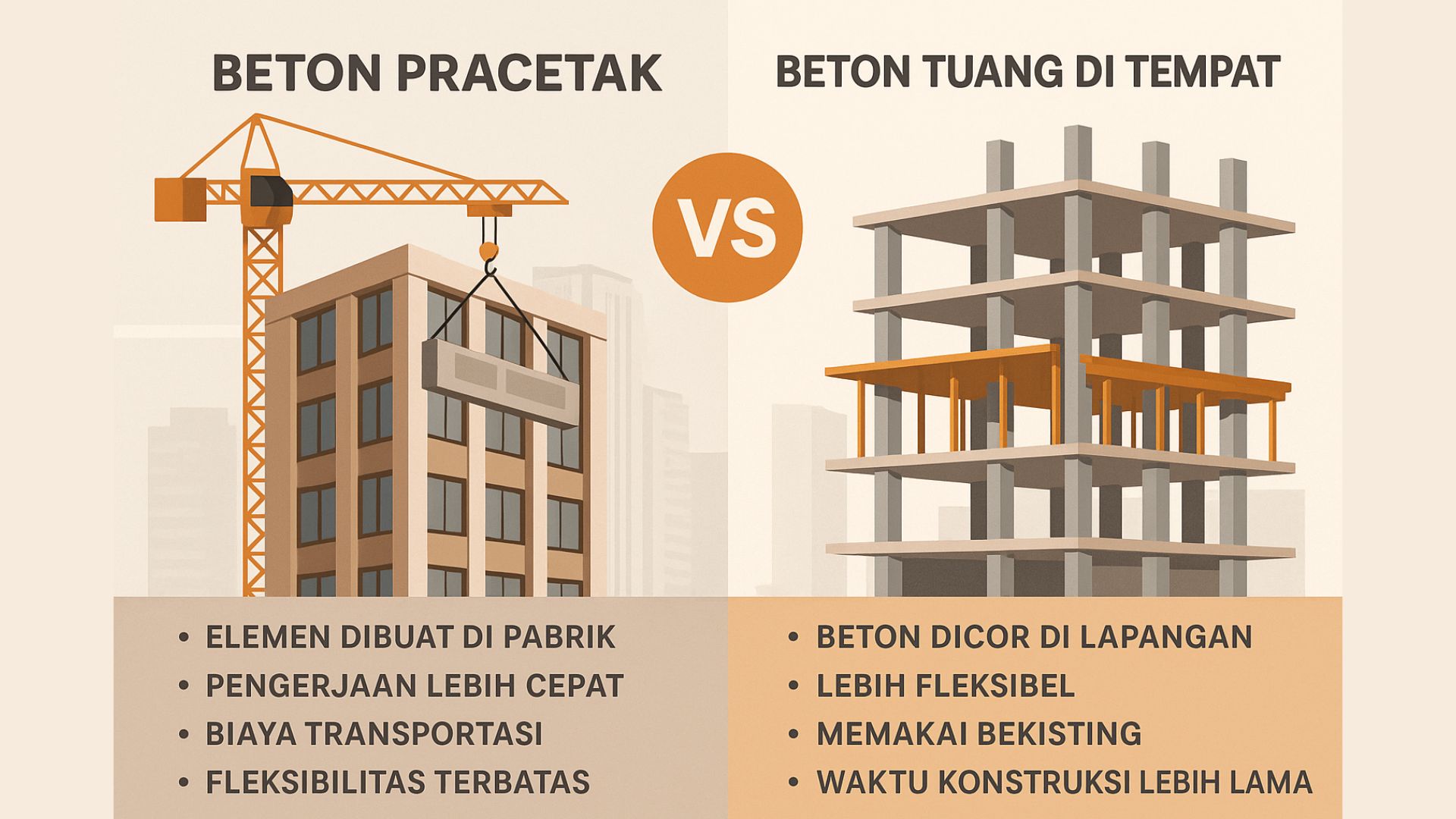 Beton precast vs In Situ